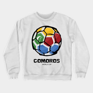 Comoros Football Country Flag Crewneck Sweatshirt